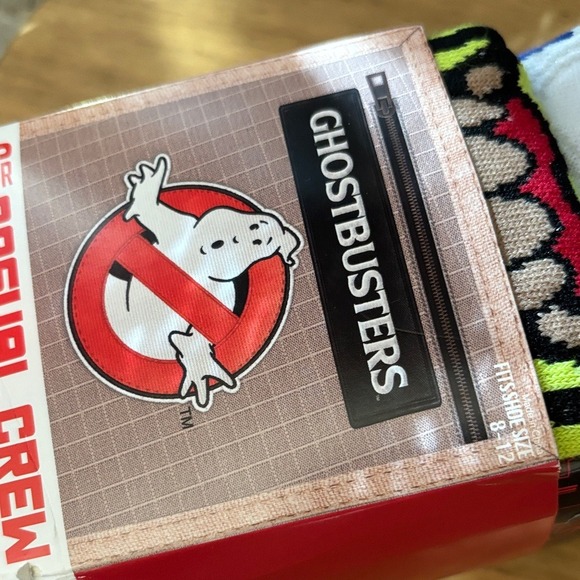 Men's SZ 8-12 Ghostbuster Casula Crew Socks (6 pairs) GIFT NEW - Picture 6 of 10